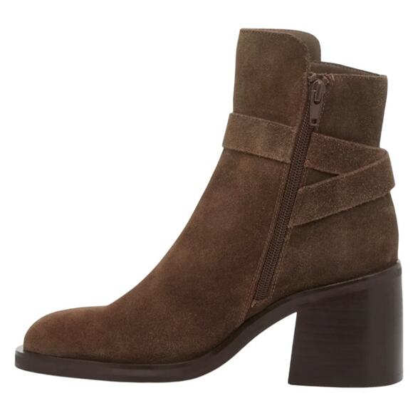 Steve Madden Womens Malenia Ankle Bootie US 10 M Dark Brown Suede NWOB - Picture 2 of 12